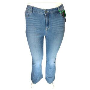 Women Blue Mid Rise Flare Leg Jeans
